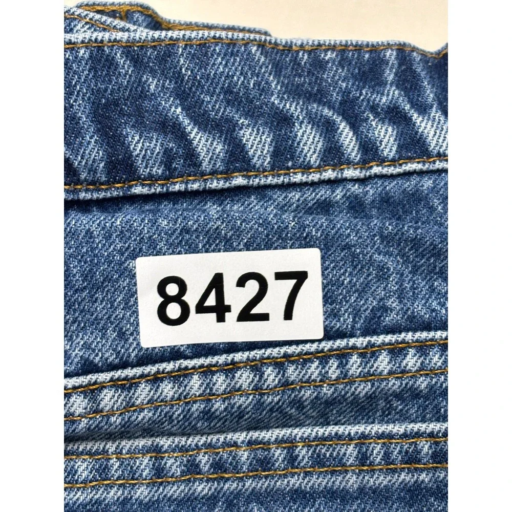 Vintage 90s Levis 505 Orange Tab Jeans Mens 38x30 Made in USA Distressed Paint
